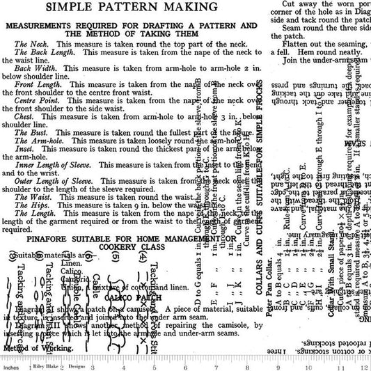 Sew Journal Pattern Making White