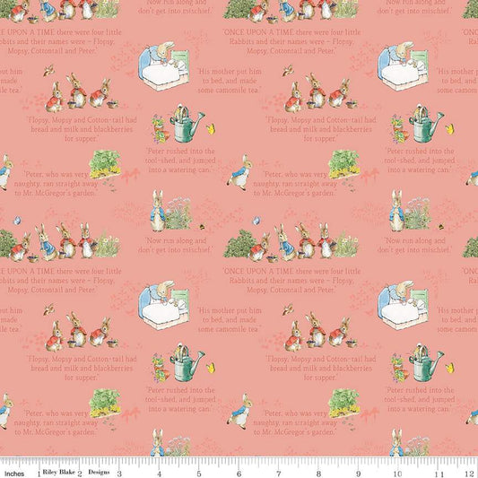 The Tale of Peter Rabbit Text Coral