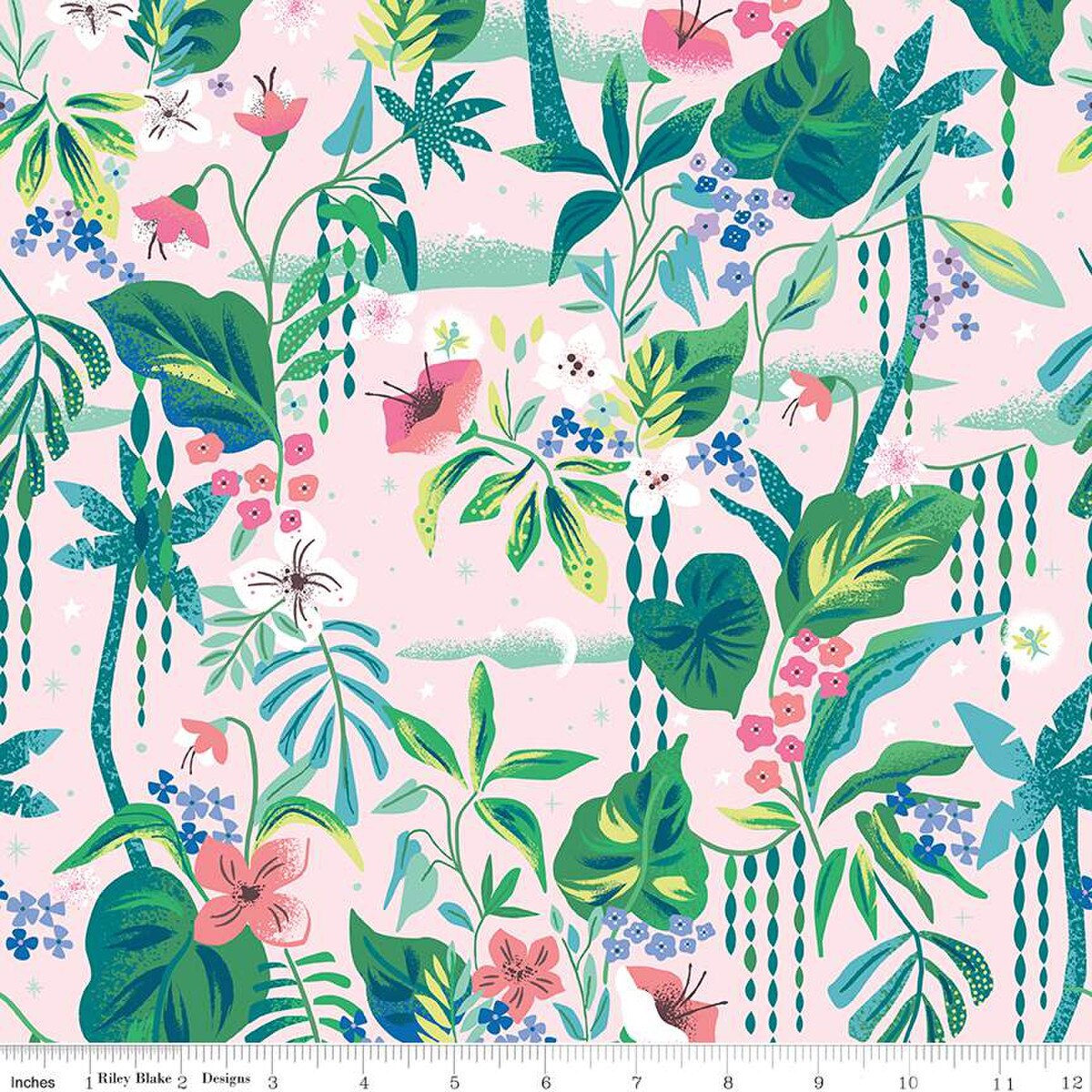 Forever Neverland Tropical Floral Pink