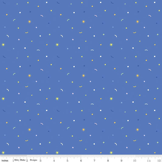 New Box of Crayons Confetti Blue