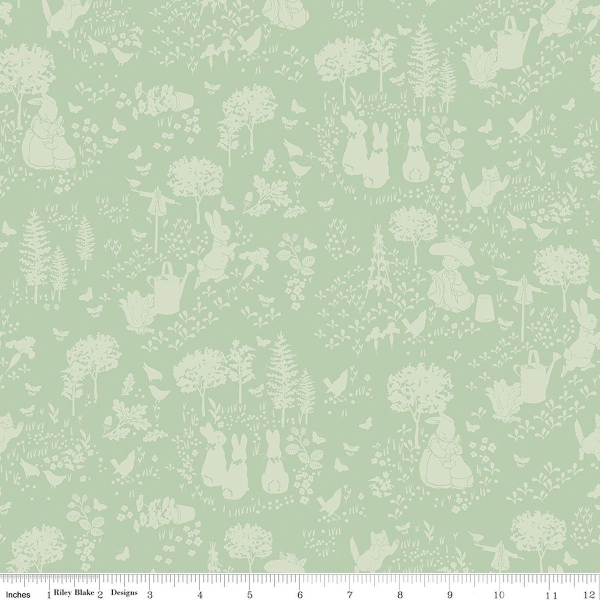 *Pre-order* Peter Rabbit™ and Benjamin Bunny™ Tonal Garden Green