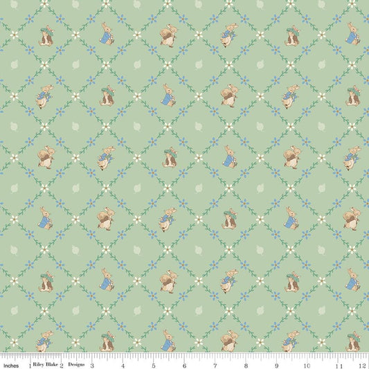 Peter Rabbit™ and Benjamin Bunny™ Lattice Green