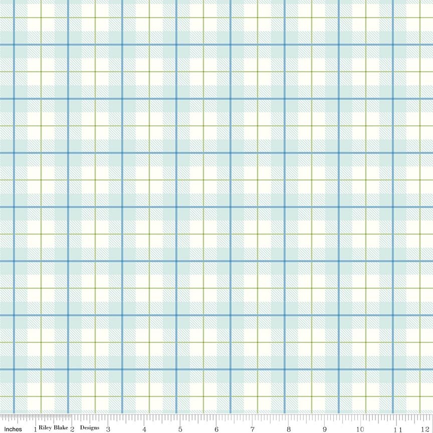 *Pre-order* Peter Rabbit™ Spring Plaid Bleached Denim