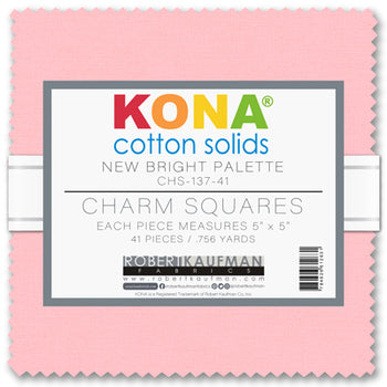 Kona® Cotton, New Bright Palette Charm Pack