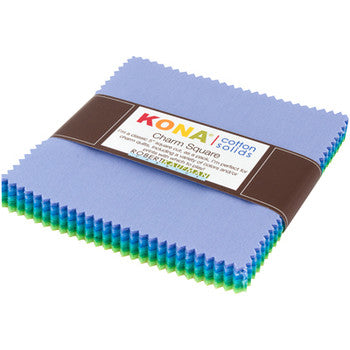 Kona Cotton - Mermaid Shores Palette - 5" Charm Pack