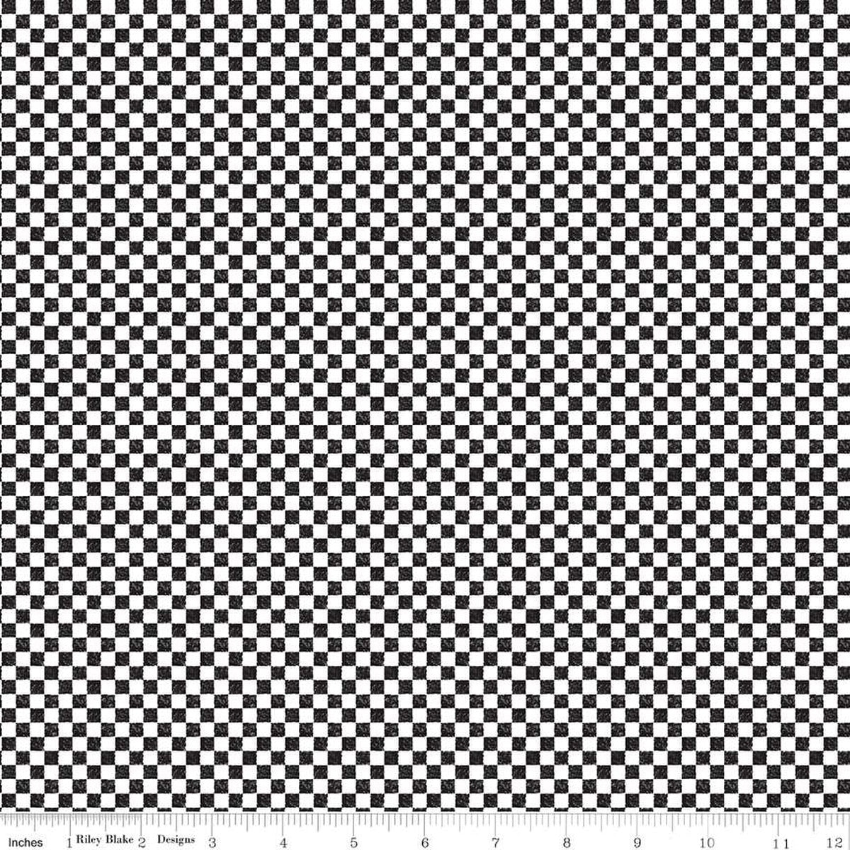 Check Please! 1/4" Check Black