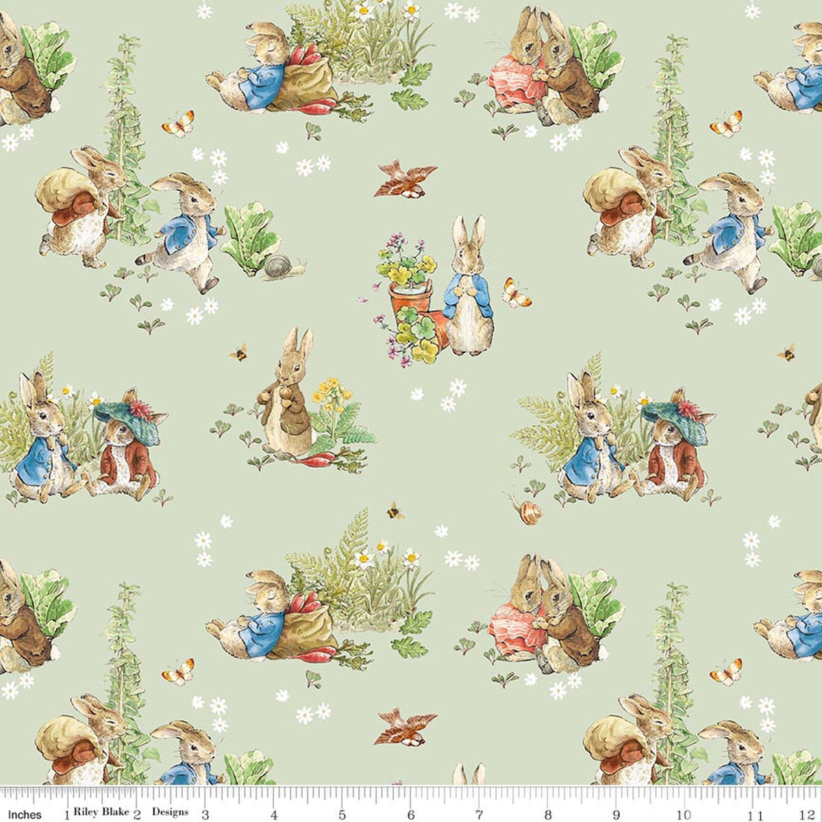 *Pre-order* Peter Rabbit™ and Benjamin Bunny™ Main Green