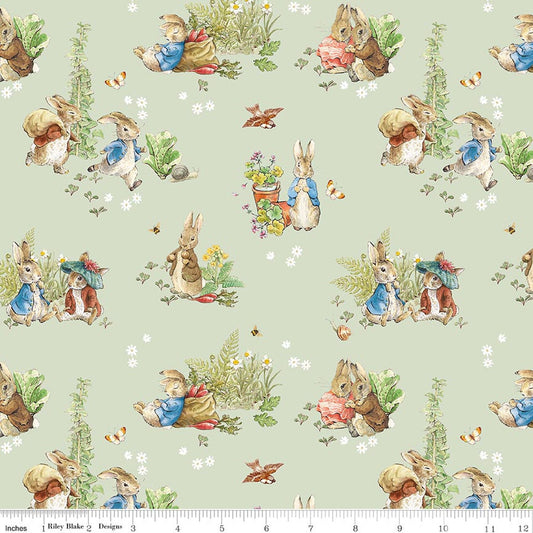 *Pre-order* Peter Rabbit™ and Benjamin Bunny™ Main Green