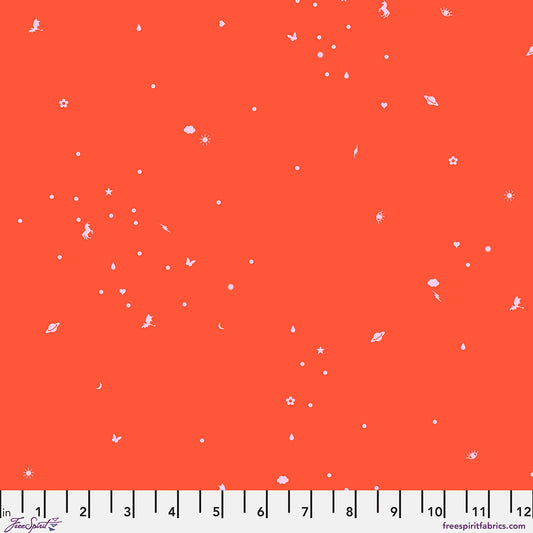 *Pre-order* Tula Pink - Charmed - Coralcrush || Legendary Cotton Lawn