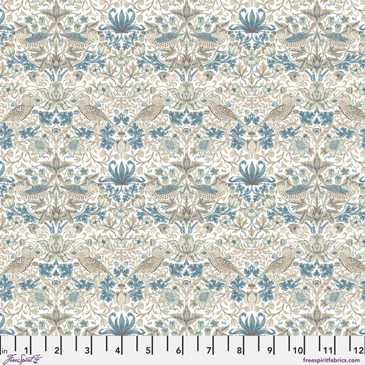 *Pre-order* Mini Strawberry Thief - Linen || Morden Cotton Lawn