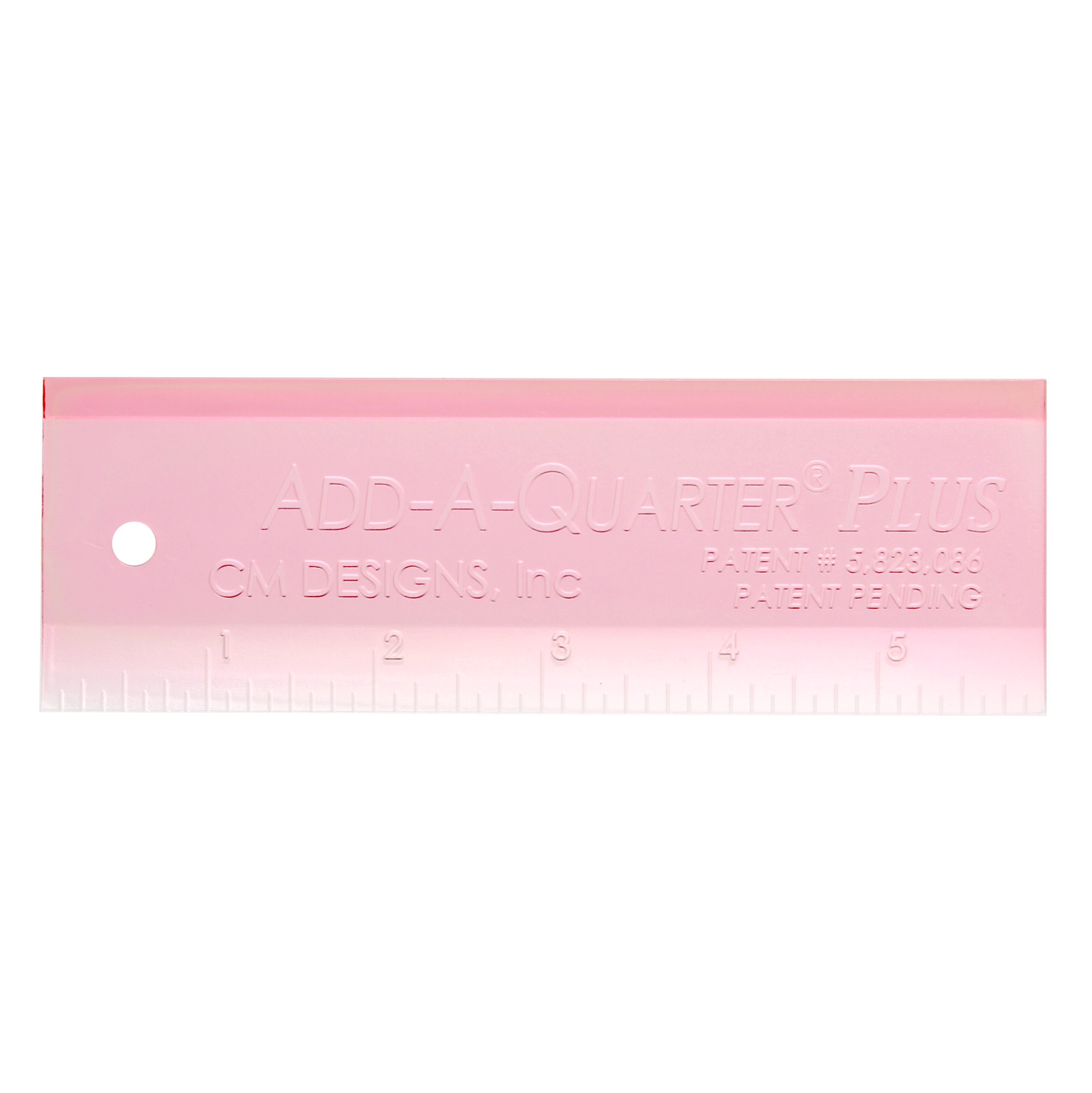 Add A-Quarter Ruler 6in Plus Pink – Keaton Quilts