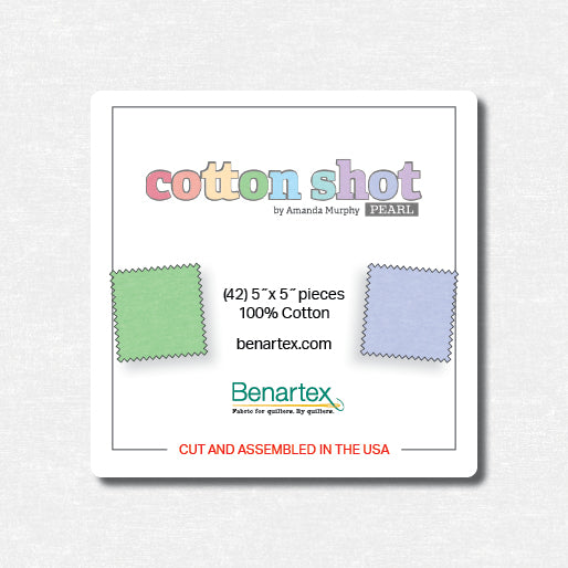 Cotton Shot Pearl 5x5 Charm Pack