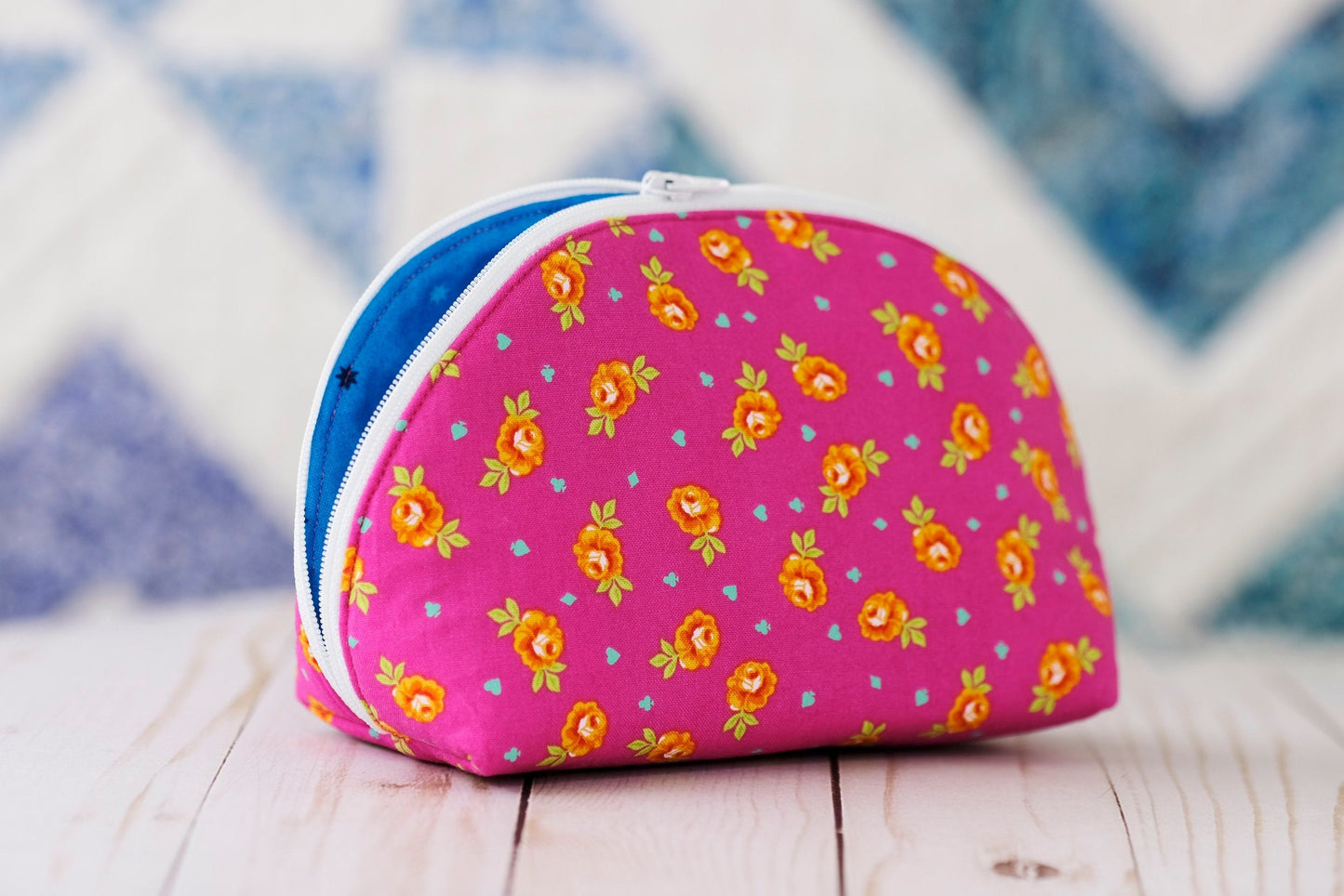 7/11 Curved Zip Pouch Workshop