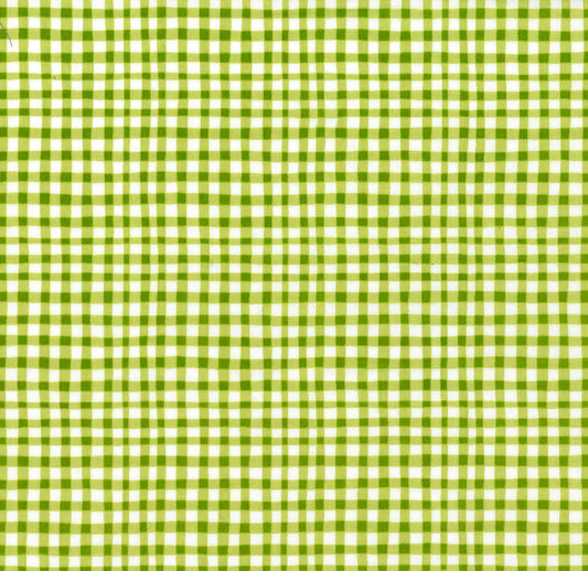 Gingham Play - Asparagus