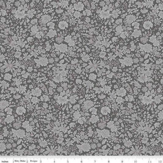Charcoal - Emily Belle - Liberty of London quilting cotton