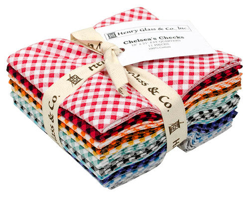 Chelsea's Checks Fat Quarters, 11 pcs