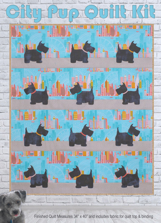 The City Pup Quilt Kit