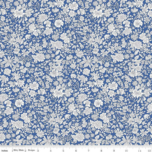 Cobalt - Emily Belle - Liberty of London quilting cotton