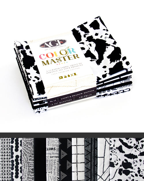 No.13 Light & Shadow Edition - Fat Quarter Bundle - 10pc
