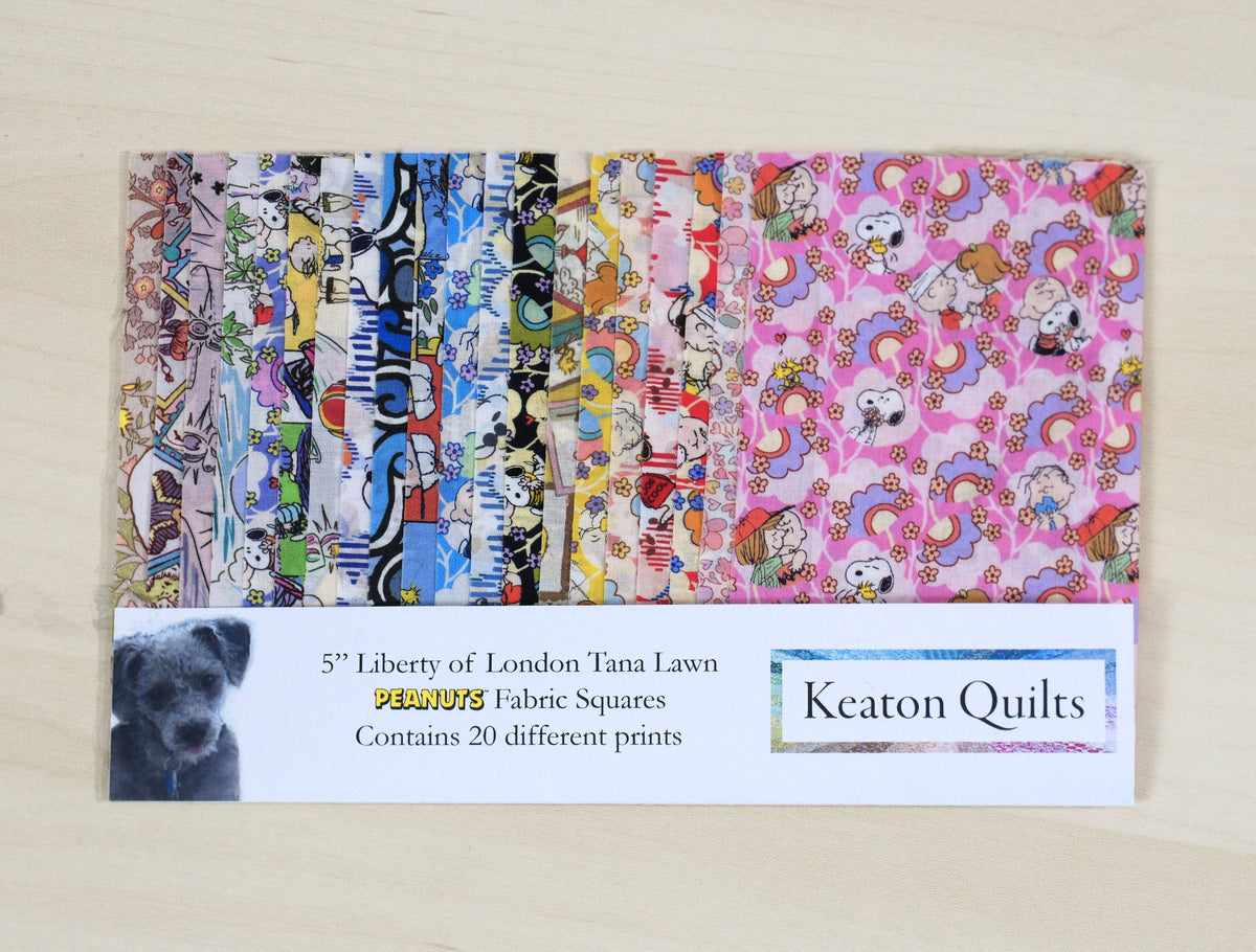 Peanuts Liberty Lawn 5" Square Charm Pack - 20 pcs
