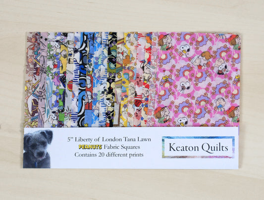 Peanuts Liberty Lawn 5" Square Charm Pack - 20 pcs