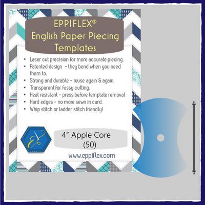 Eppiflex Applecores 4 inch EPP template - 50