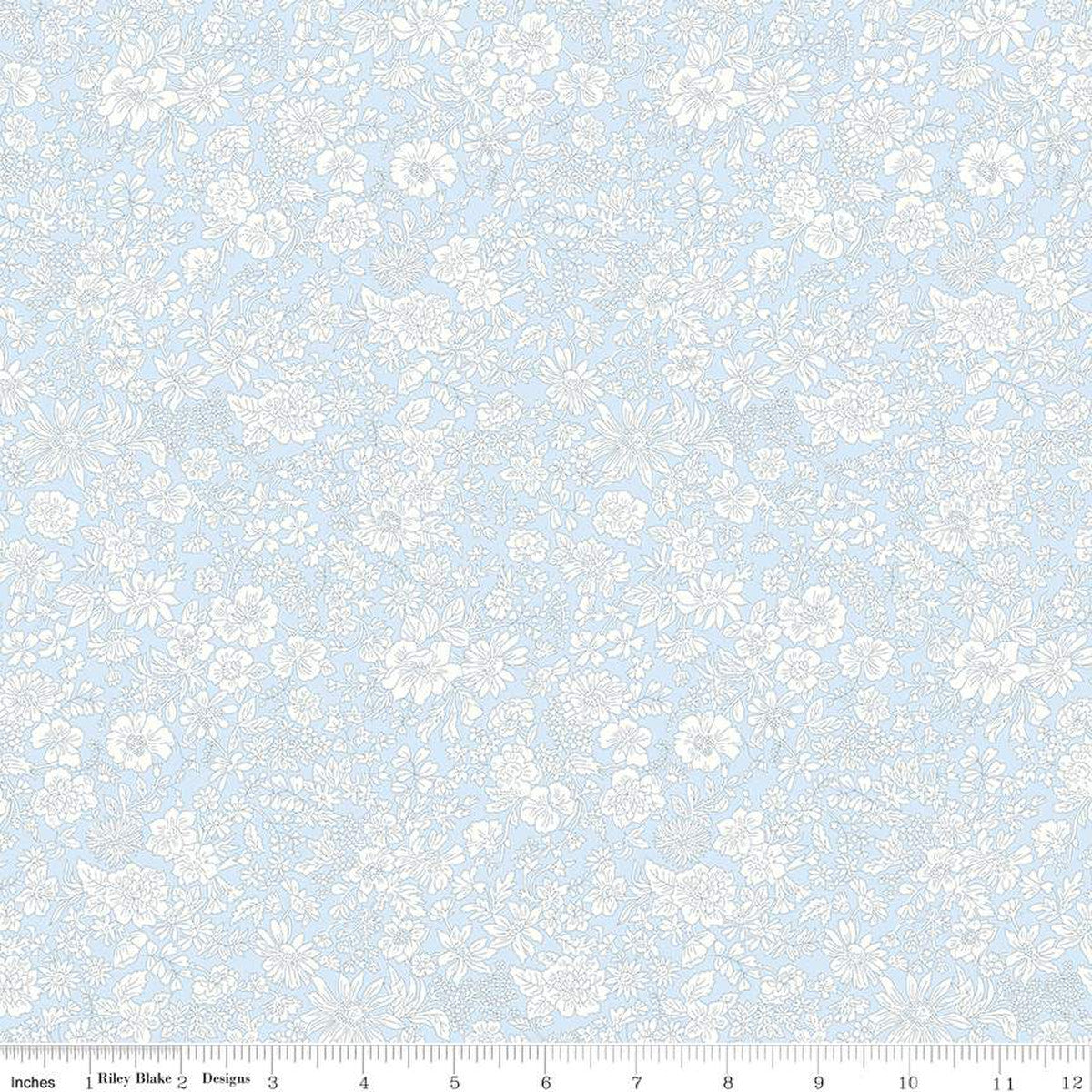 Pale Sky - Emily Belle - Liberty of London quilting cotton