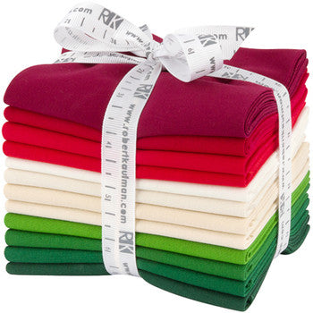 Kona Cotton - Holiday Palette - Fat Quarter Bundle 12pcs