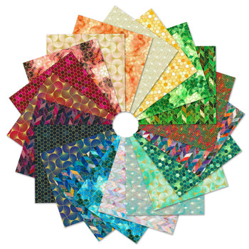 Golden Vibes - Complete Collection Fat Quarter Bundle, 20Pcs.