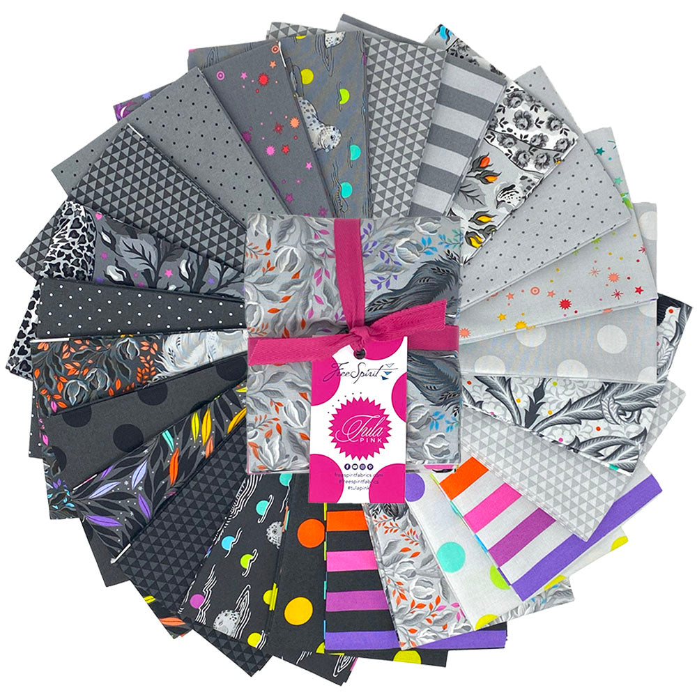 Tula Pink - Graywork + True Colors Graywork Full Collections Bundles - 24 pcs