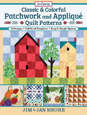 Classic Colorful Patchwork Appliqué Quilt Patterns