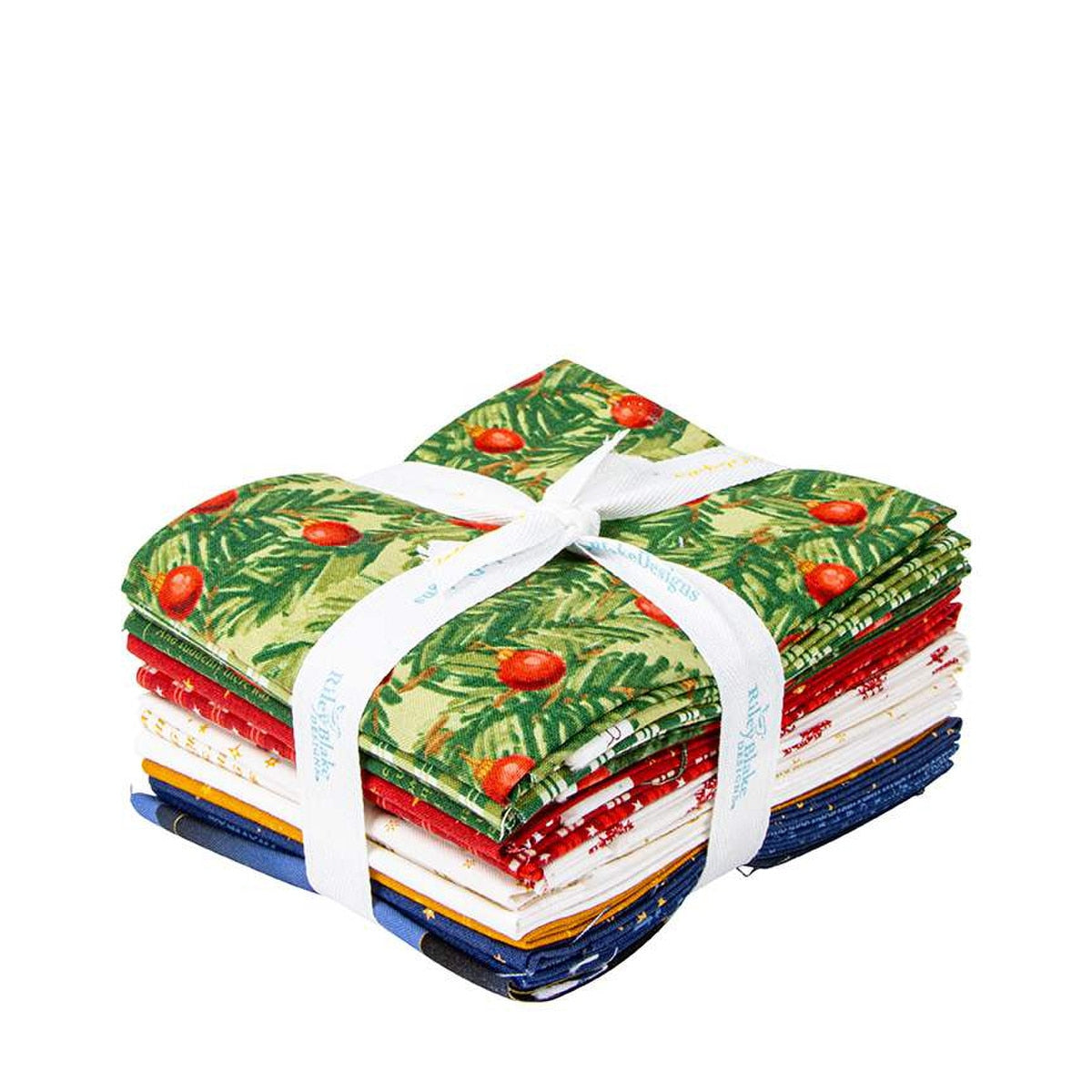 Christmas Wishes Fat Quarter Bundle, 15 Pcs.