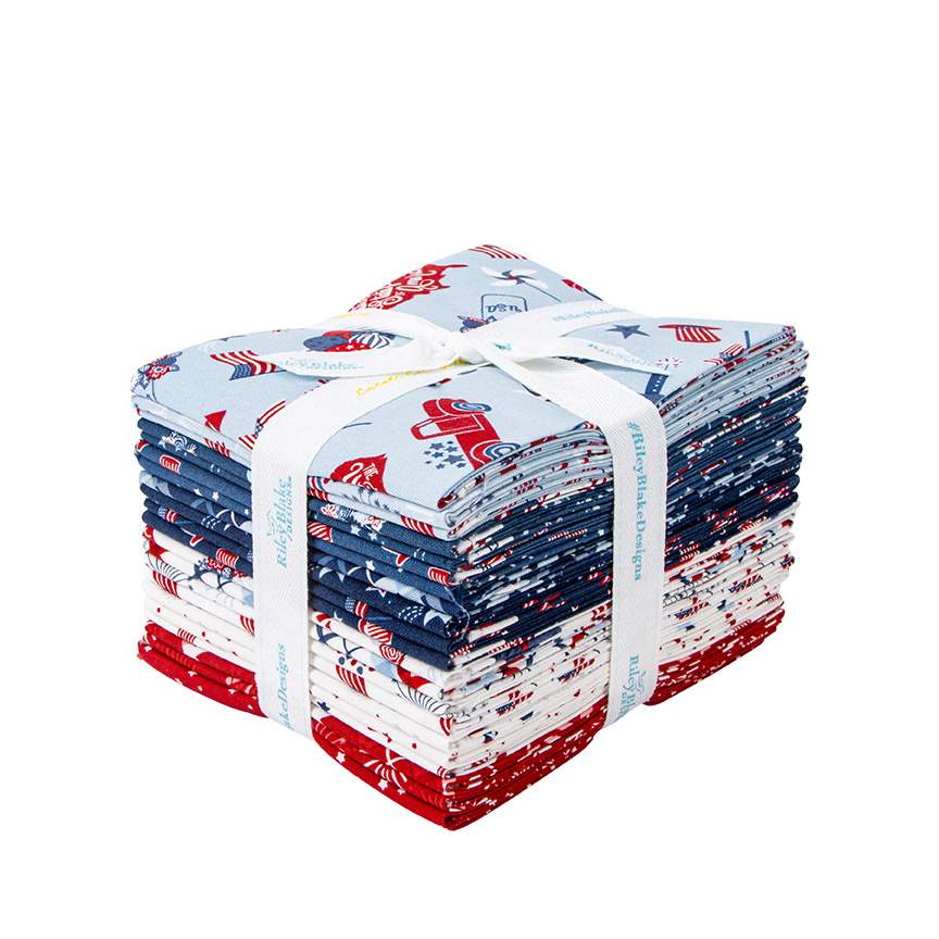 Stars and Stripes Forever Fat Quarter Bundle, 21 Pcs.
