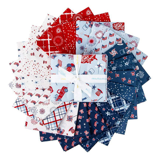 Stars and Stripes Forever Fat Quarter Bundle, 21 Pcs.
