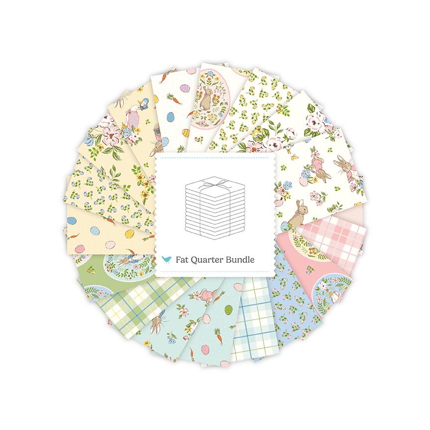 *Pre-order* Peter Rabbit™ Spring Fat Quarter Bundle, 18 Pcs.
