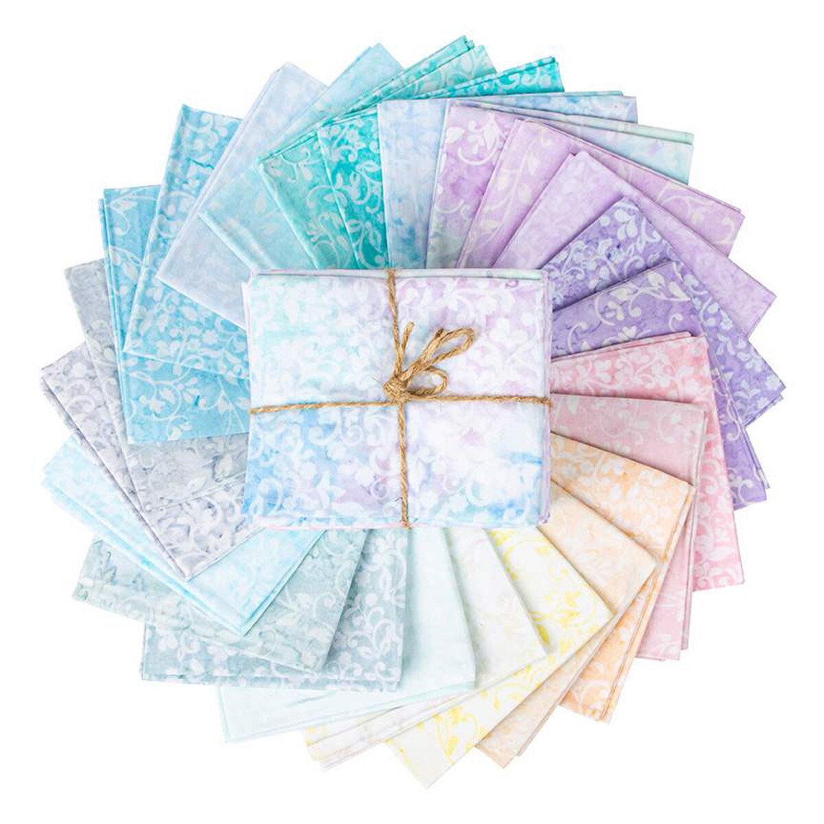 Batiks Elementals Candy Coated Fat Quarter Bundle, 24 Pcs.