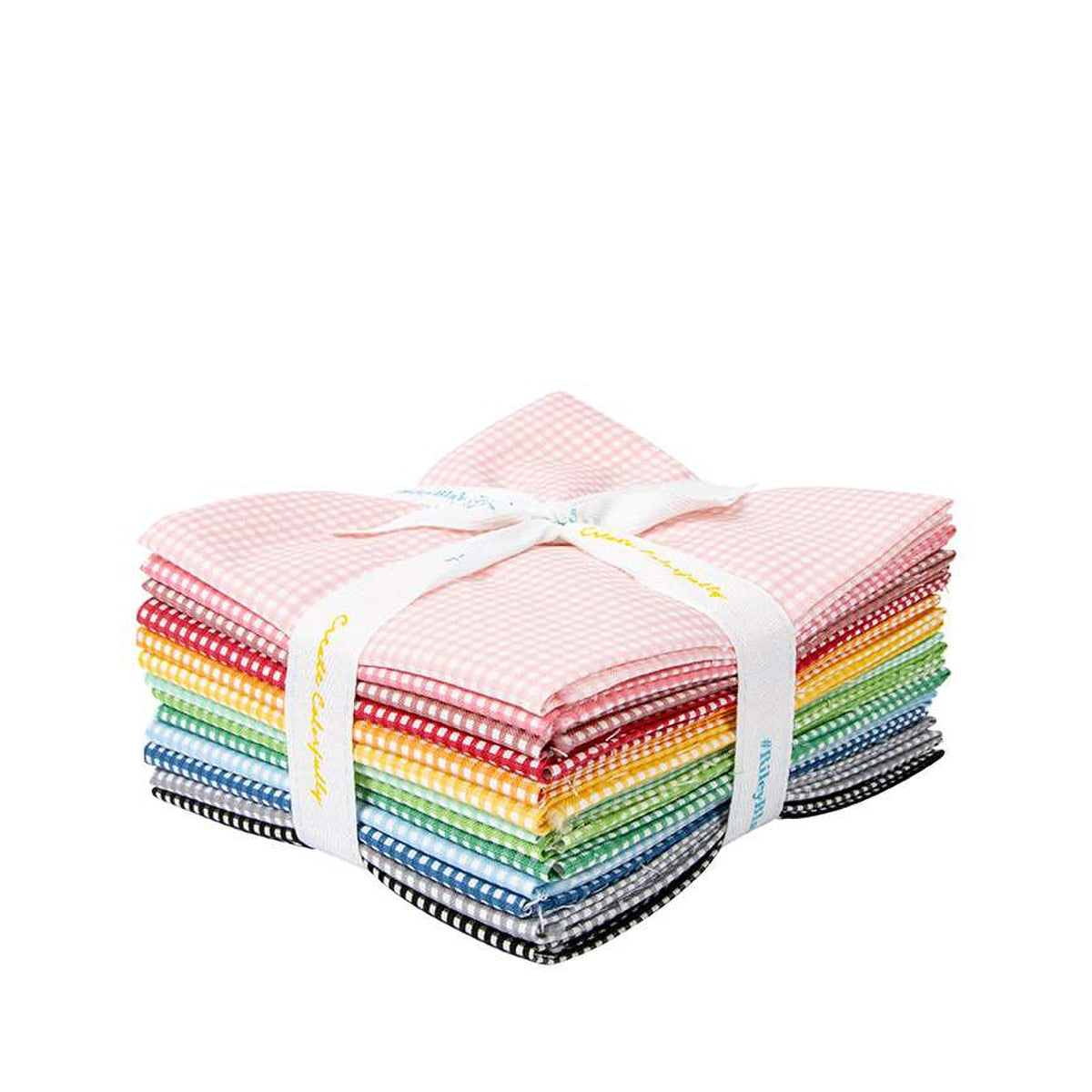 Micro Gingham Fat Quarter Bundle, 13 Pcs.