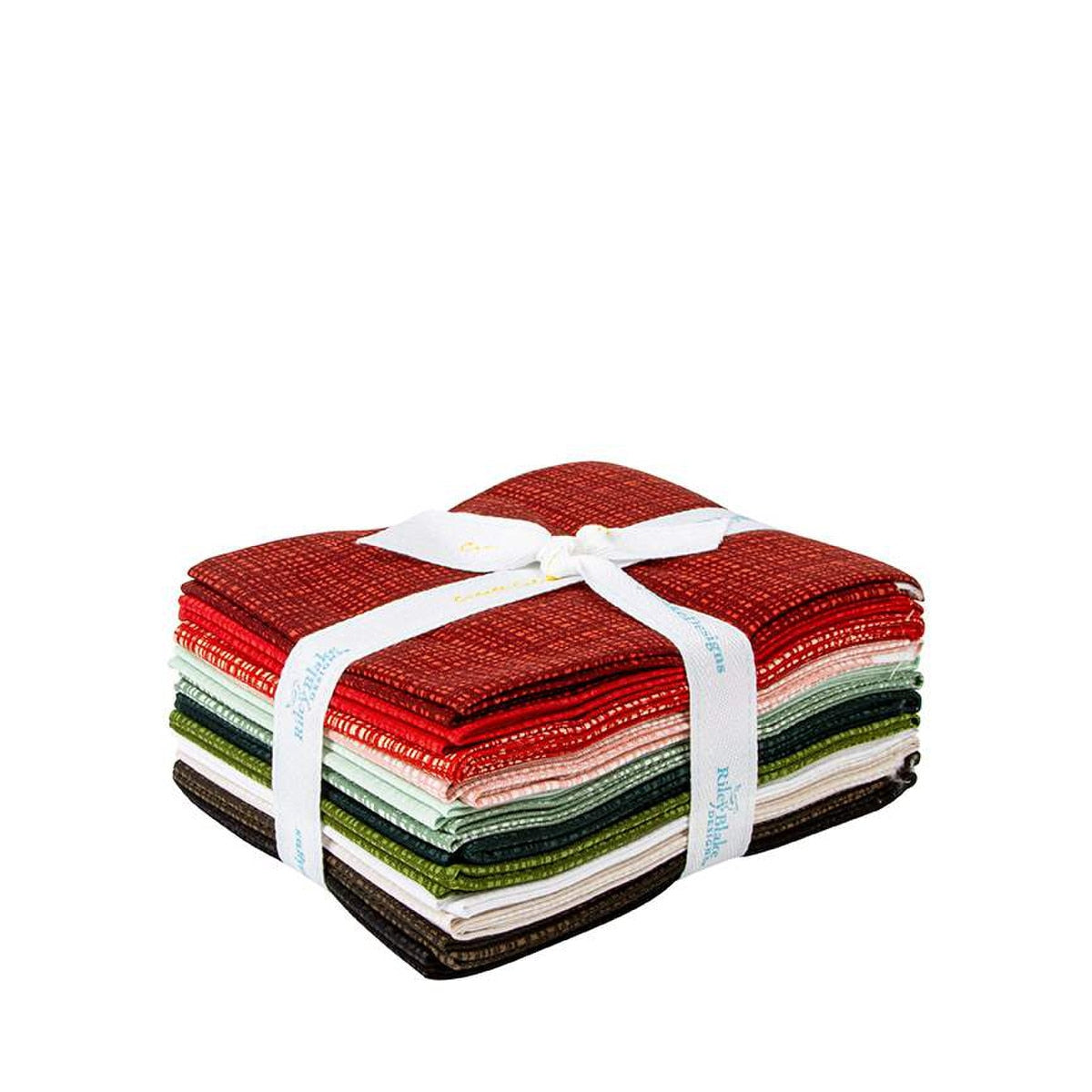 Texture Christmas Fat Quarter Bundle, 12 Pcs.