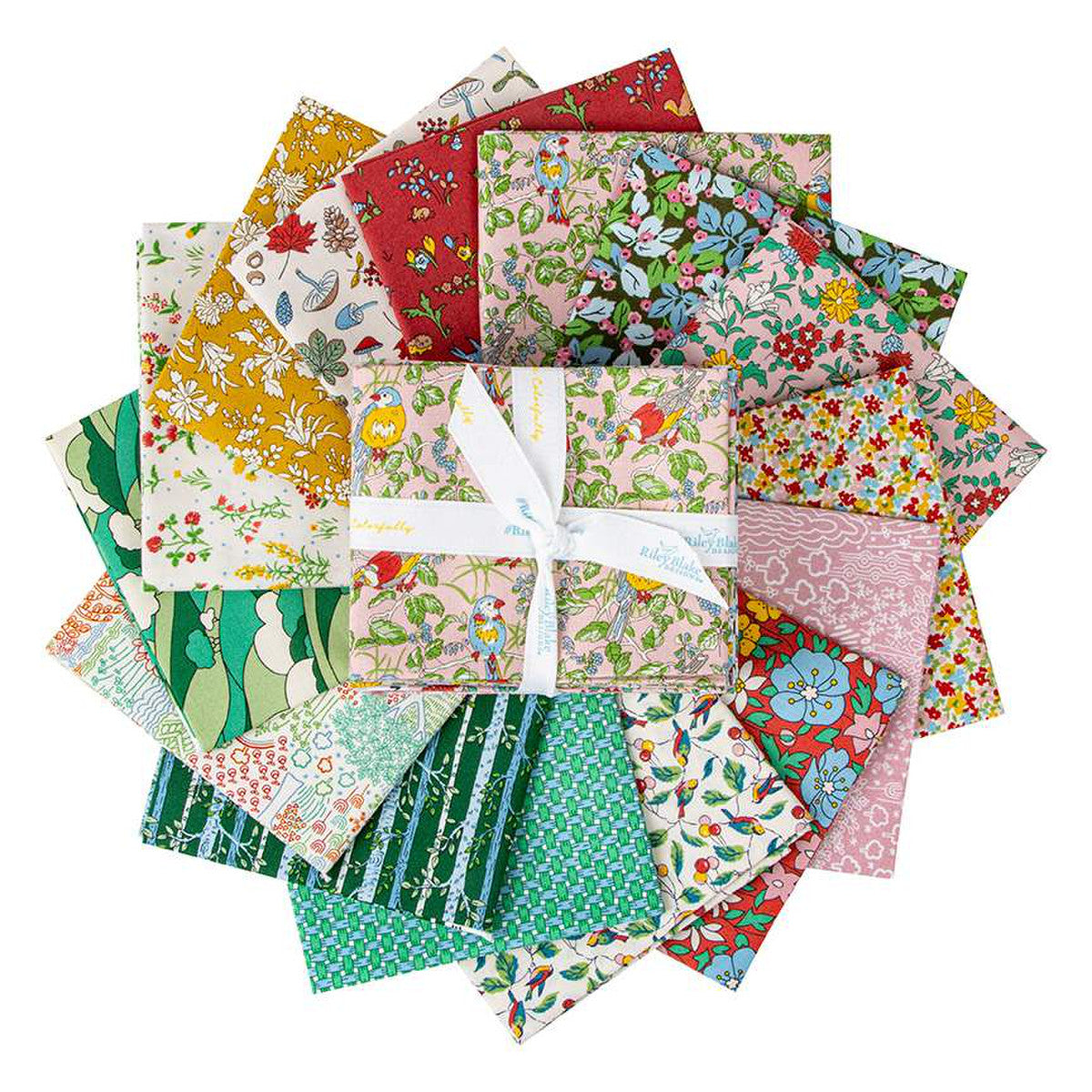 Liberty Woodland Walk Hillside Adventure Fat Quarter Bundle, 15 Pcs.