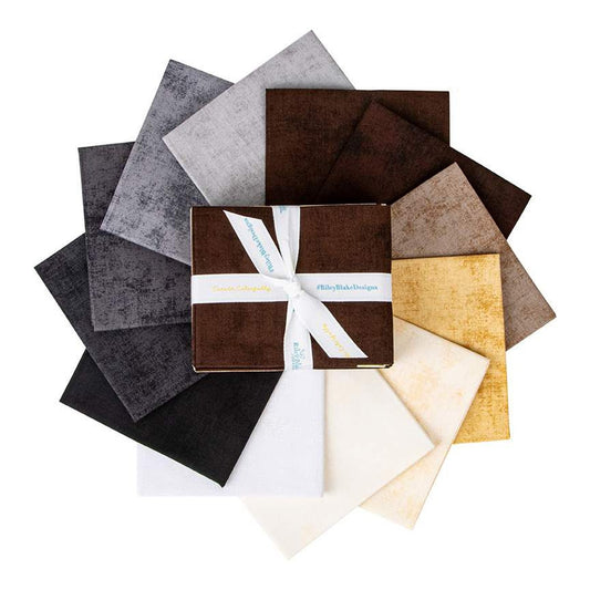 Shades Neutrals Fat Quarter Bundle, 12 Pcs.