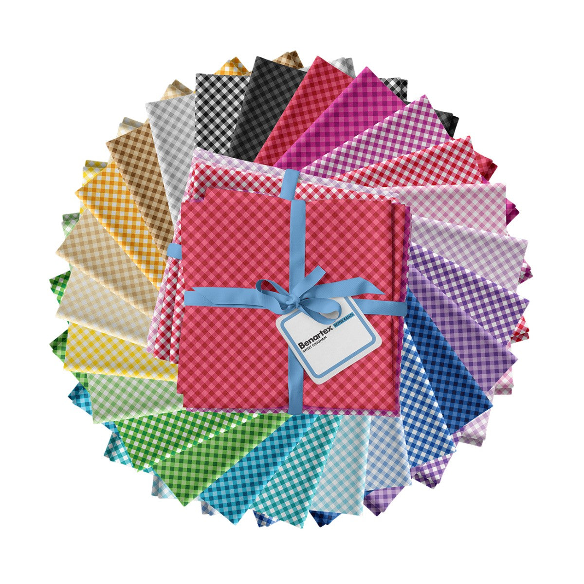 Sweet Gingham 25pc Fat Quarter Bundle