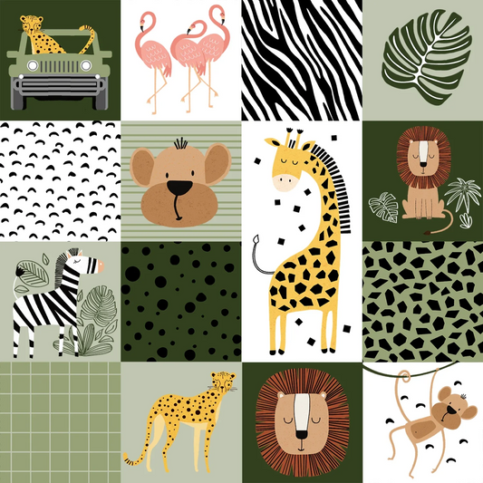 Wild Safari - 6" Wild Safari Patch - Multi