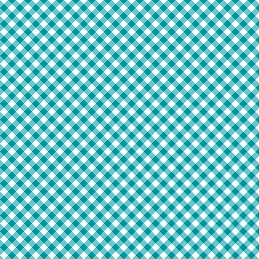 Sweet Gingham - Gingham Turquoise