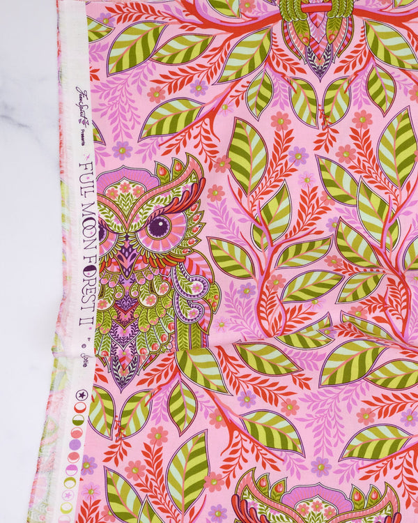 Preorder Tula Pink Hootie Patootie Honey Full Moon Forest II