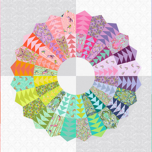 Pre-order - Tula Pink -  Moonlit Menagerie Quilt Kit - Full Moon Forest II