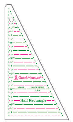 Good Measure Half Rectangle Ruler