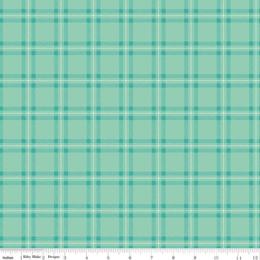 Glamp Camp Glamp Camp Plaid Teal