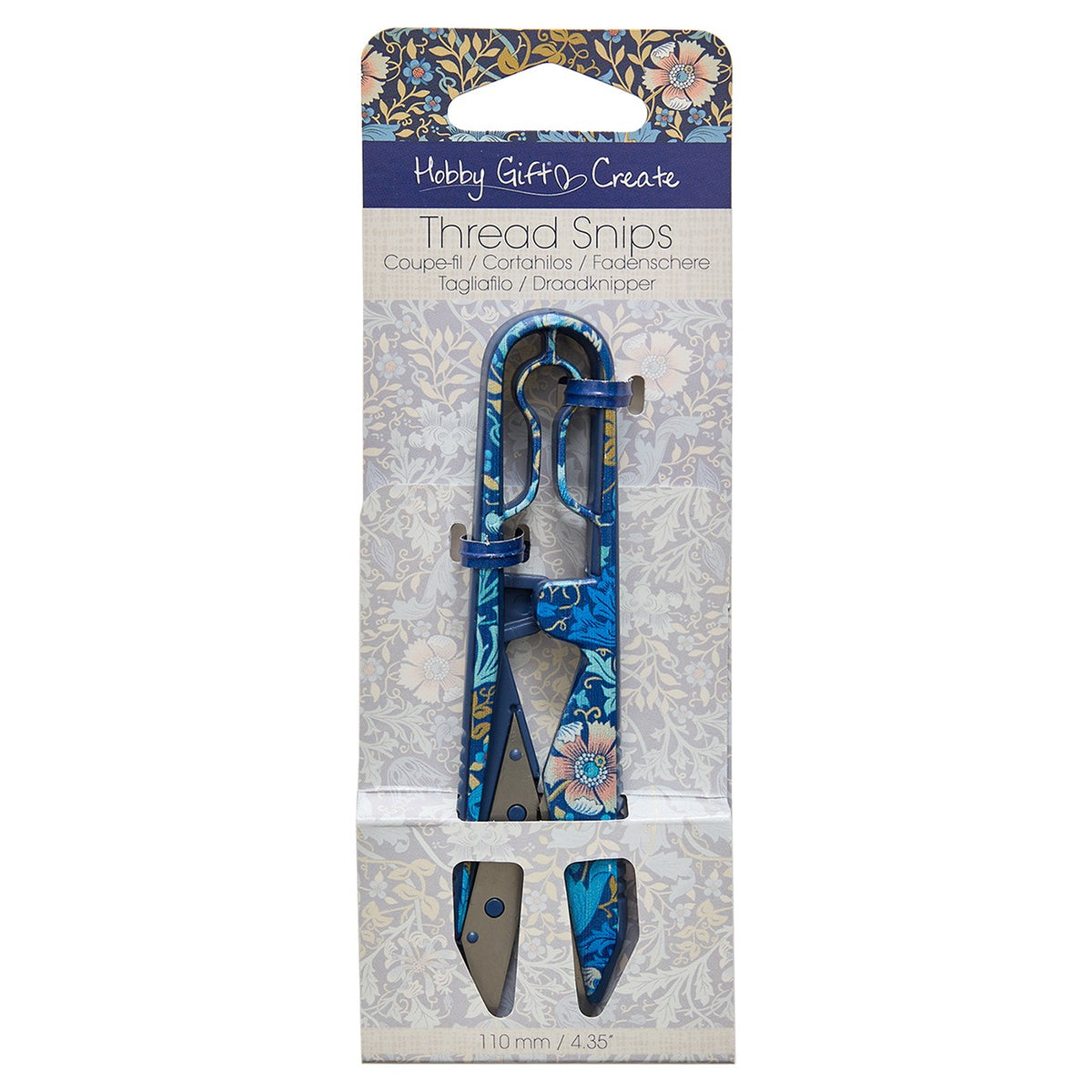 Thread Snips Blue Floral