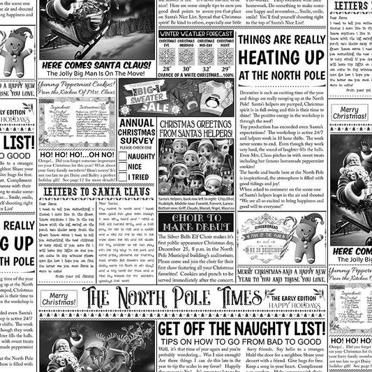 North Pole News - White