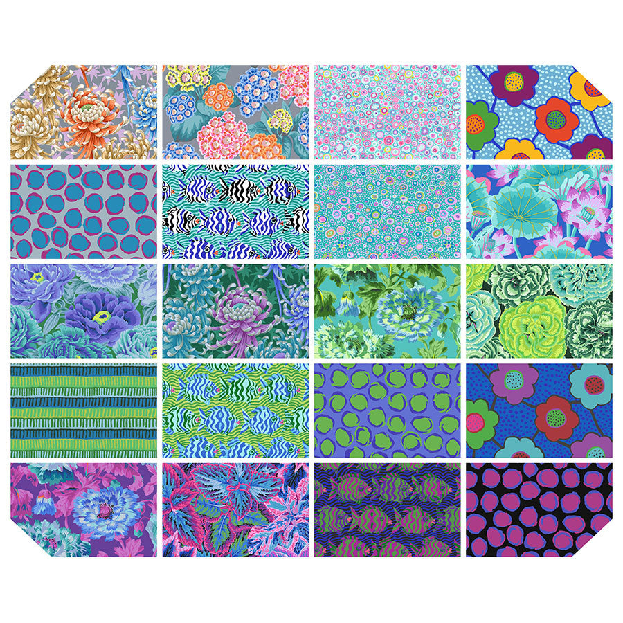Kaffe Fassett Design Strip in August 2025 Cool